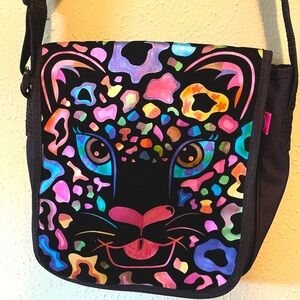 Cat Kitty Leopard Face Purse